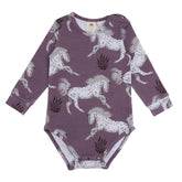 Long-sleeved bodysuit made of cotton (organic)